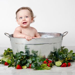 Baby milk bath photography St Albans